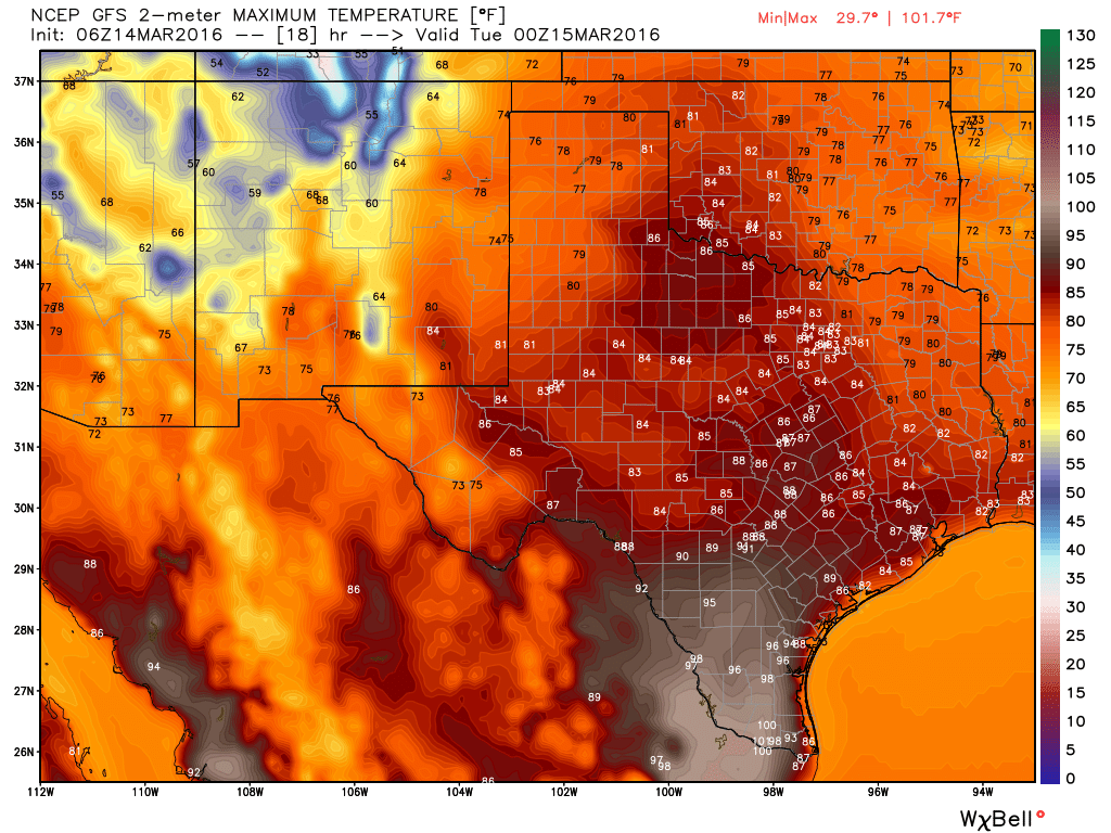 100-degree temperatures possible in South Texas today – Space City Weather