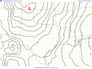 NWS Surface Map for May 09, 1500 UTC