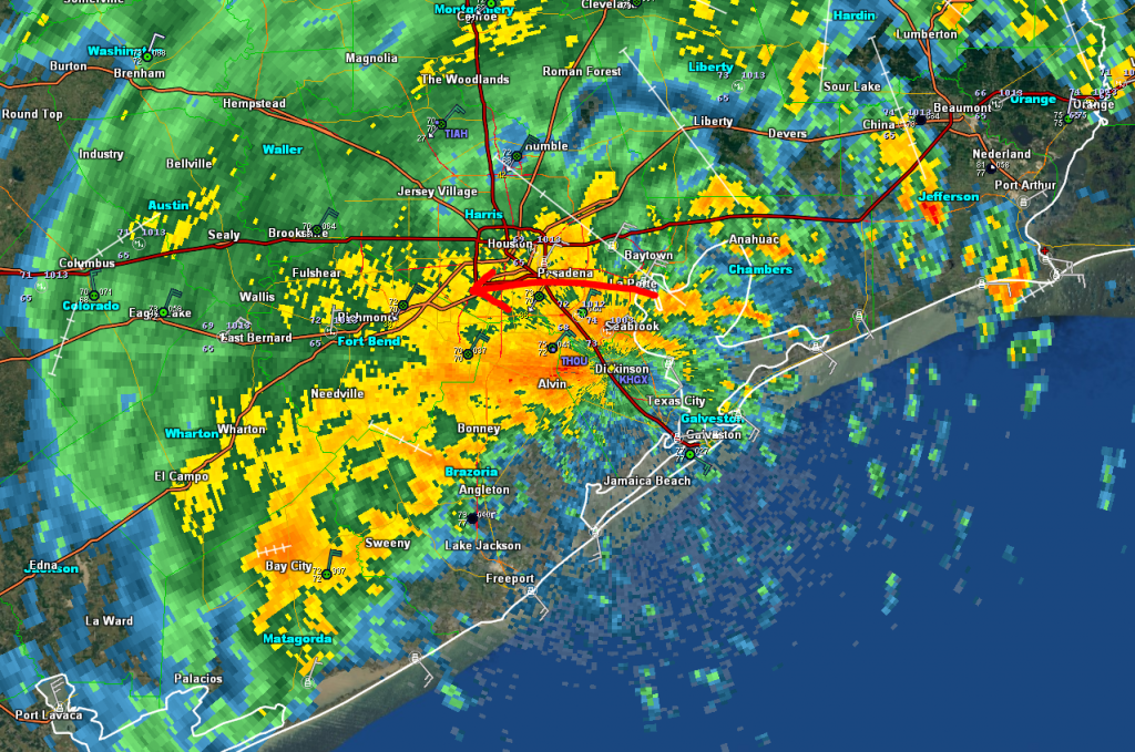 Early Monday afternoon Harvey forecast update Space City Weather