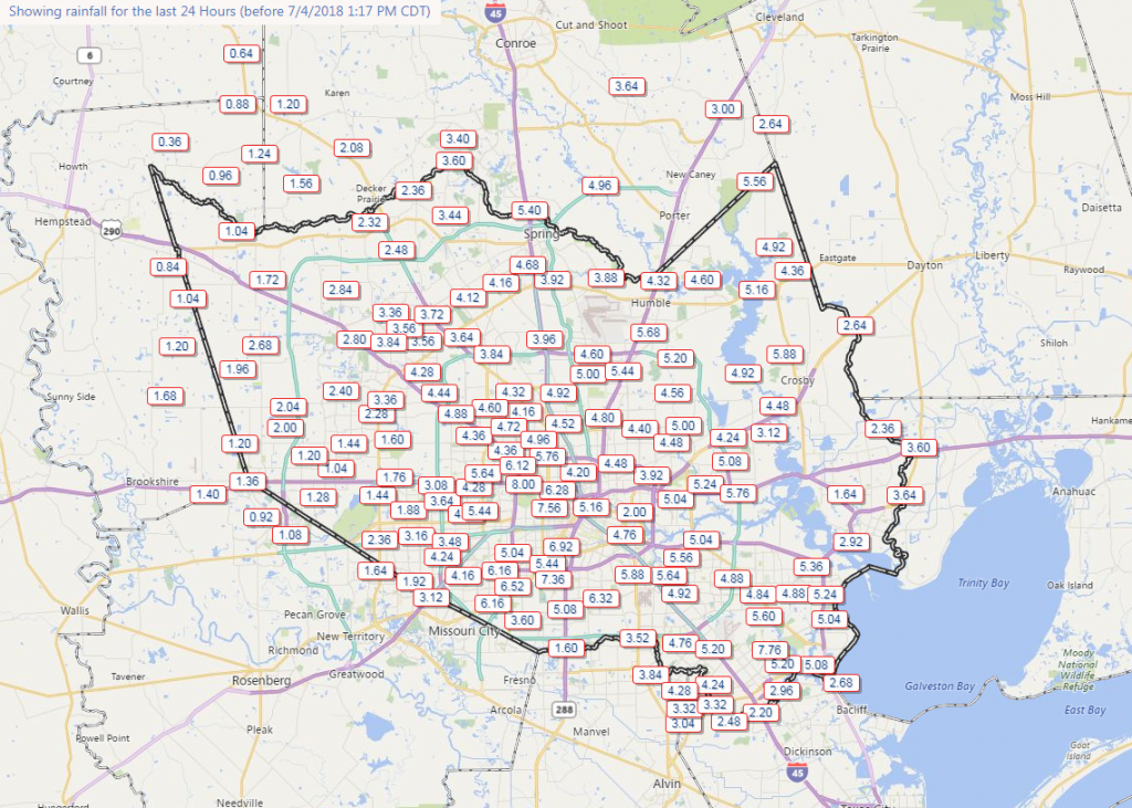 Rain ending, street flooding continues in Houston – Space City Weather