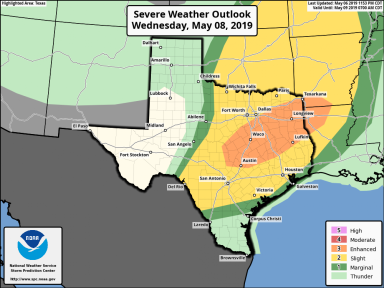 Storms, heavy rain, coming to Houston over the next five days – Space ...