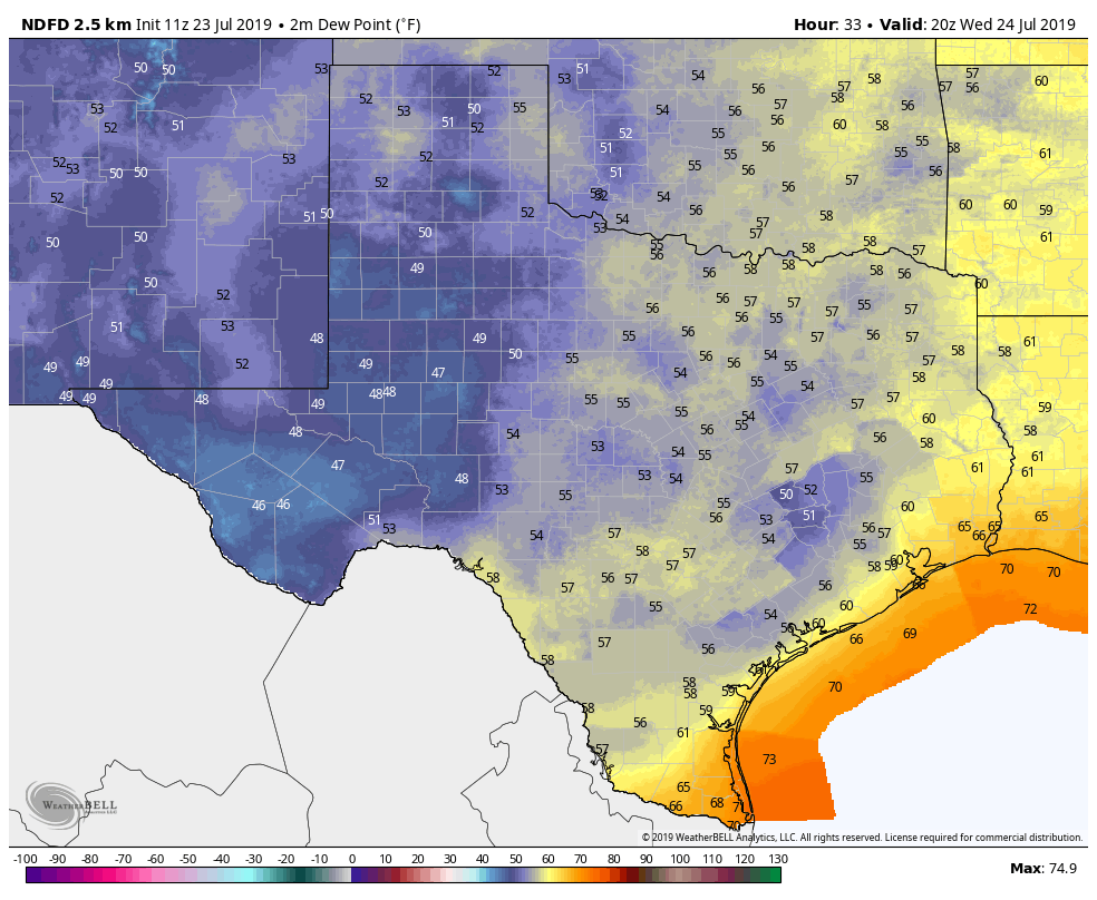 Houston’s weather will be—dare we say in July Space