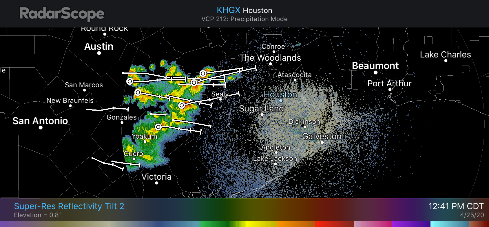 Some surprise storms will move into Houston this afternoon Space City