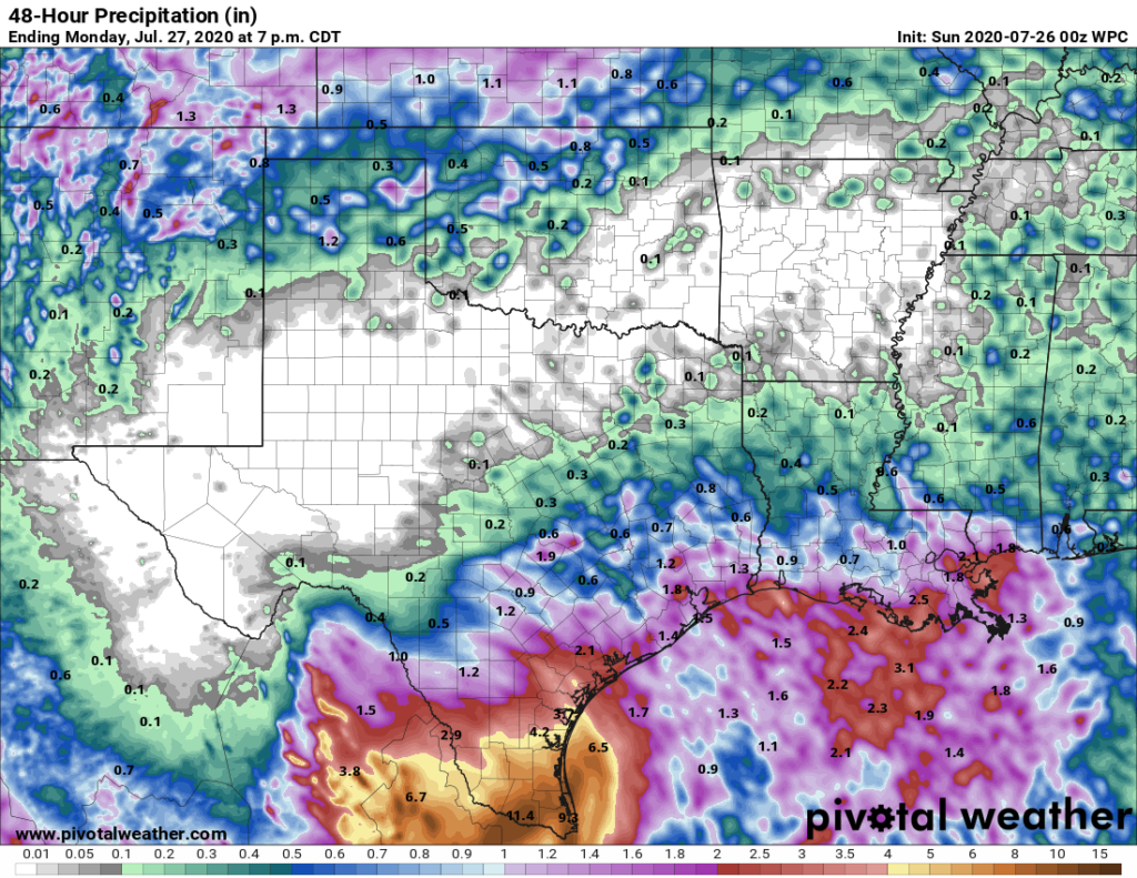 Hurricane Hanna reaches Padre Island, brings heavy rains to South Texas