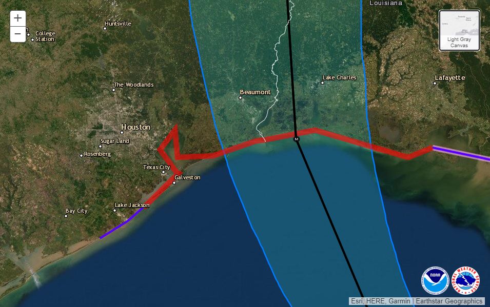 Confidence high in Laura landfall near Texas Louisiana border