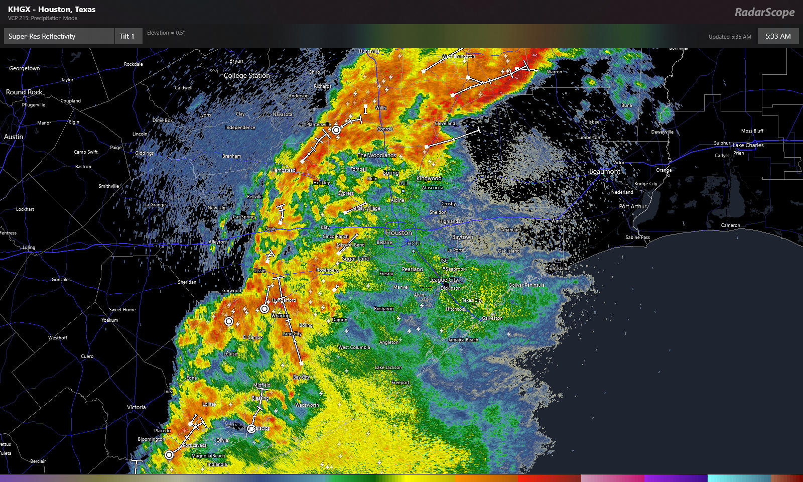 Heavy rain has arrived for some, and we will upgrade to a Stage 2 flood