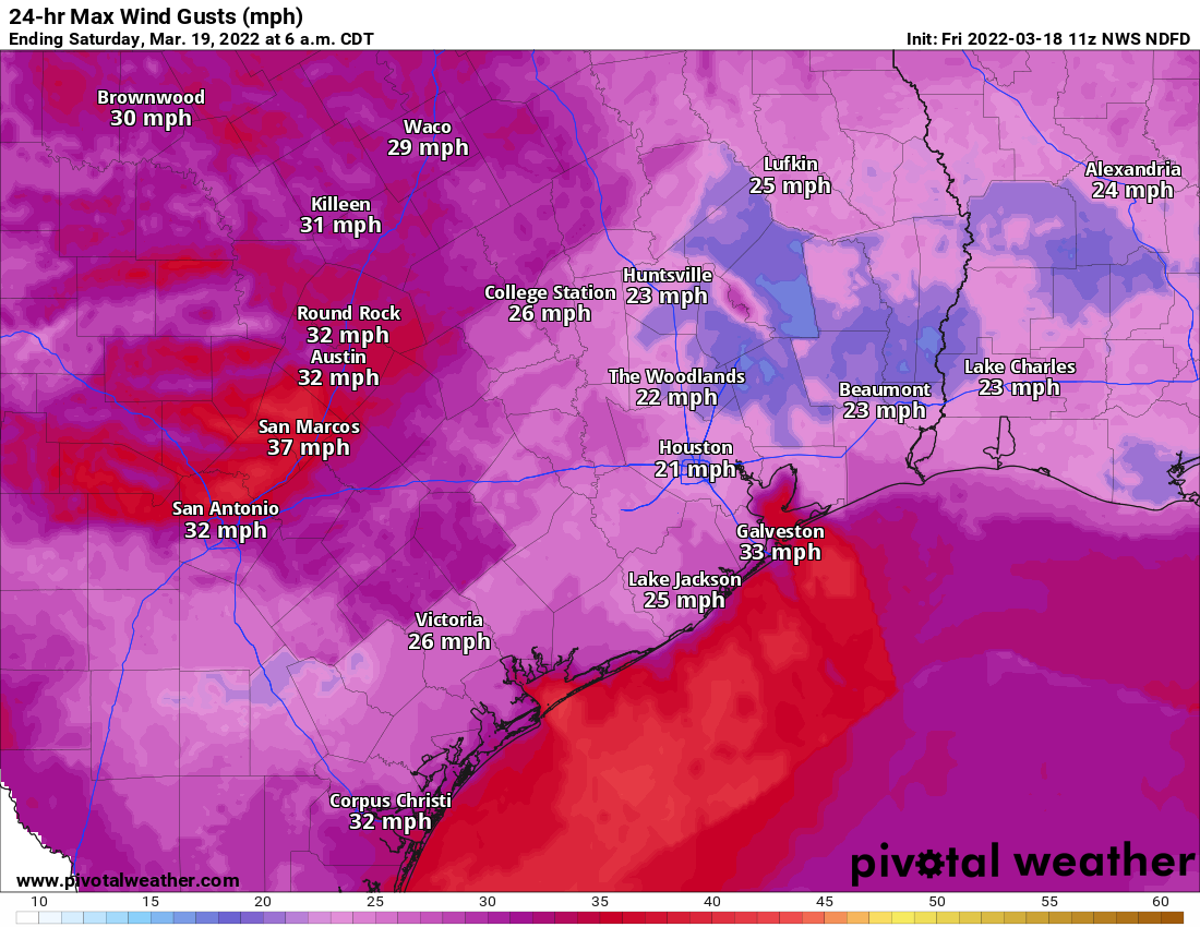 Spectacular weekend ahead for Houston, as we watch for a stormy start
