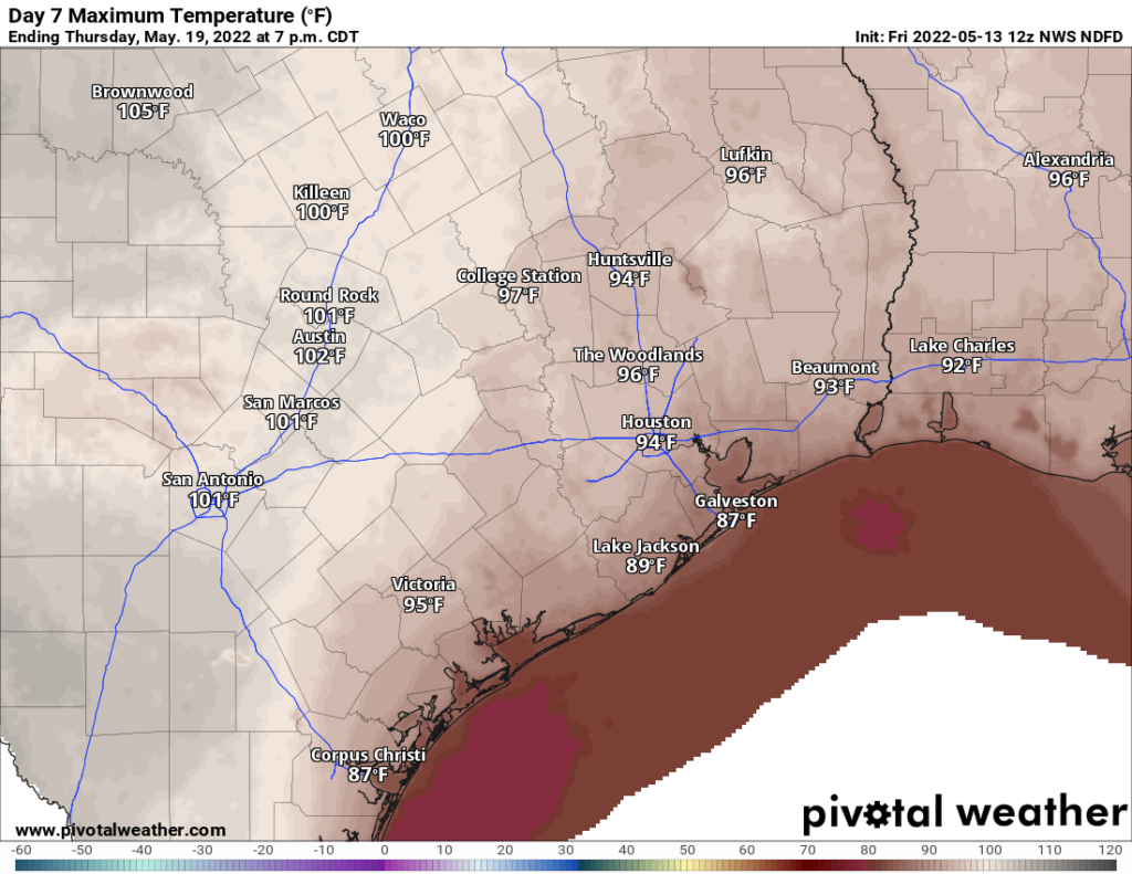 Drought expands near Matagorda Bay as heat persists for Houston