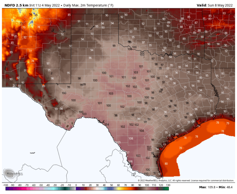 State of Texas to feel the heat from the Valley to the Panhandle