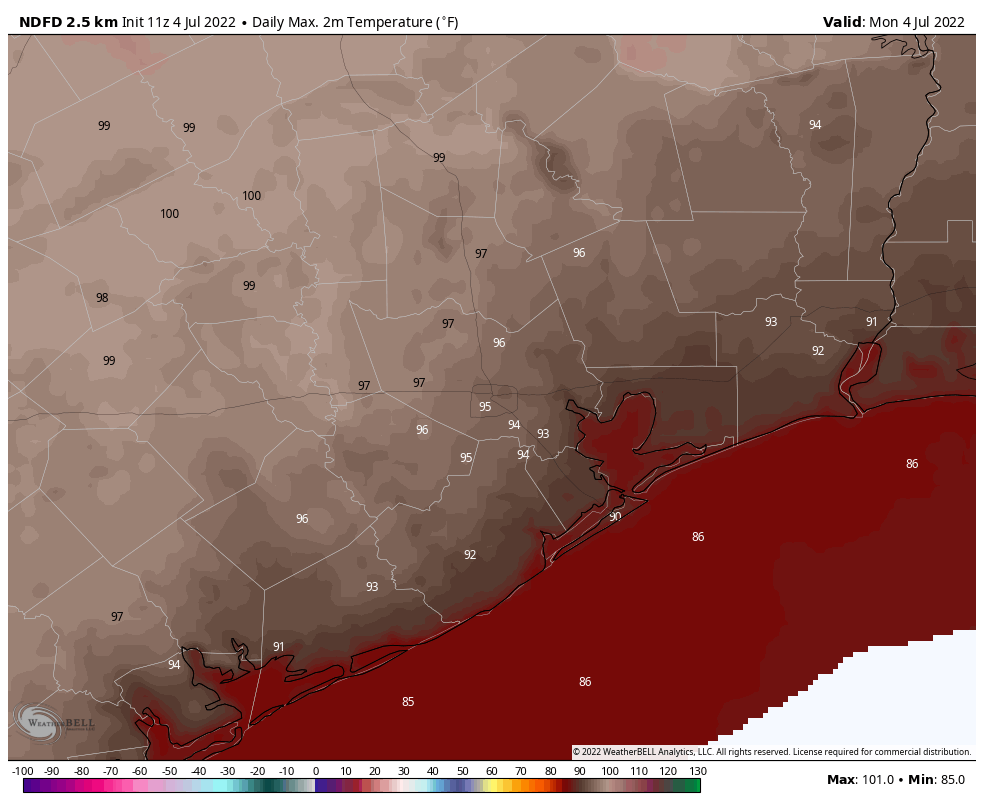 fourth-of-july-signals-the-return-of-hot-weather-for-awhile-to-houston