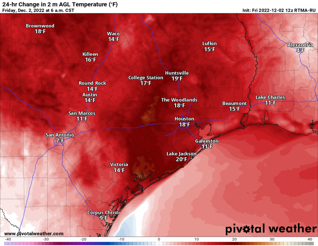 Houston kicking off what should be almost a full week of warmer weather