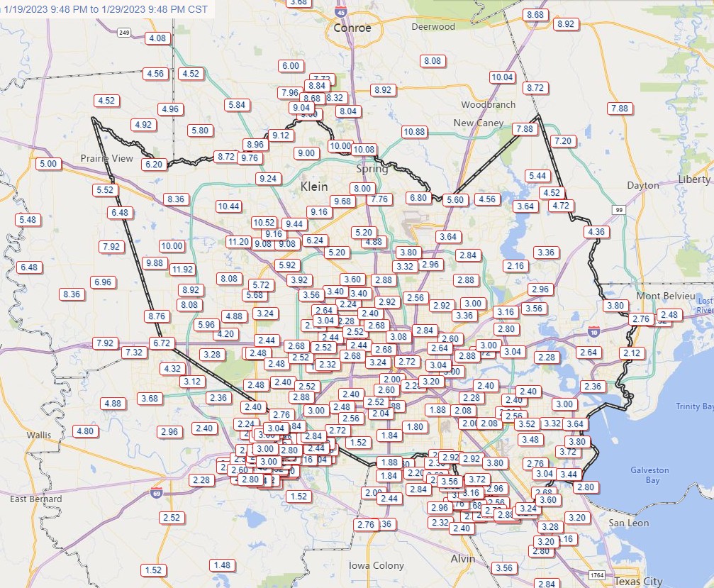 Houston s weather is turning colder and it is doing so faster