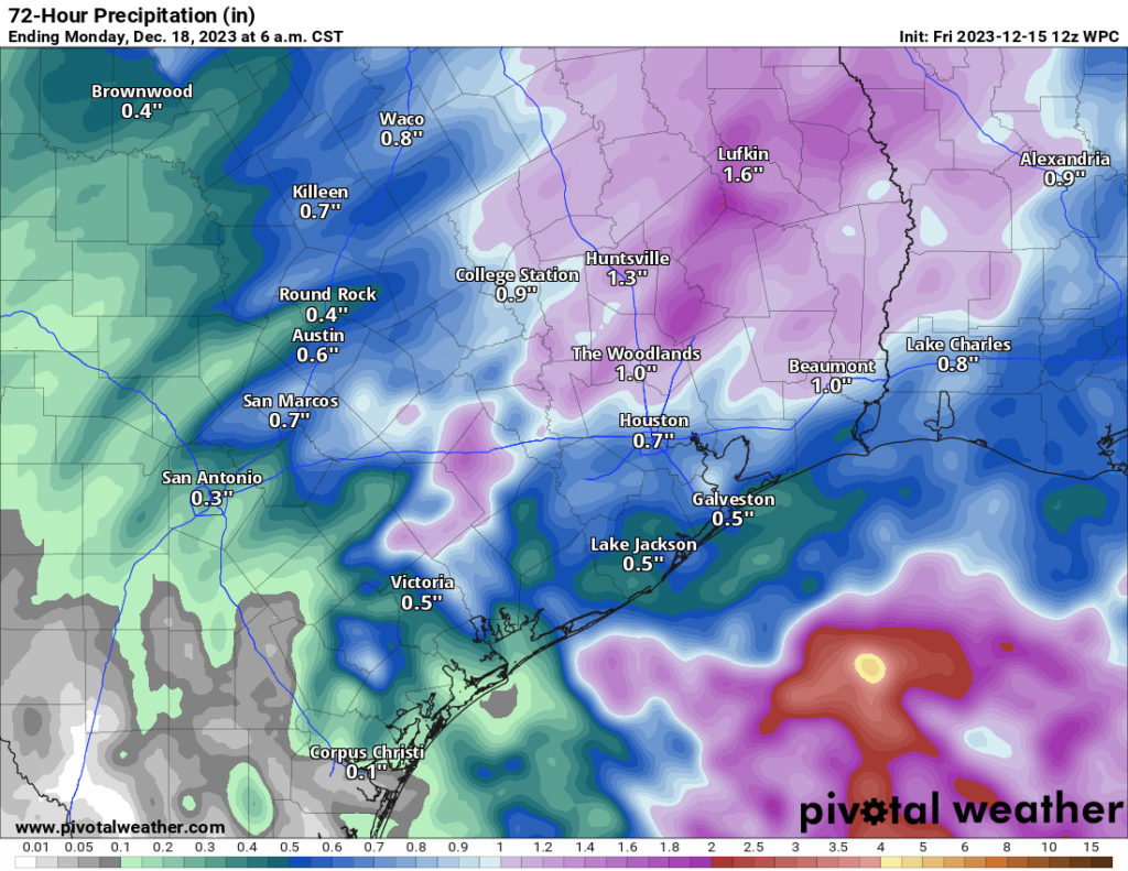 WPC's Short Range Forecasts (Days 0.5 - 2.5) - NDFD Precipitation