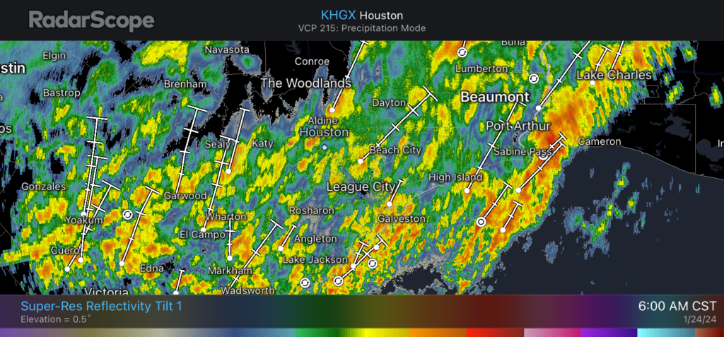 Heavy rainfall likely today along and south of Interstate 10 – Space City  Weather