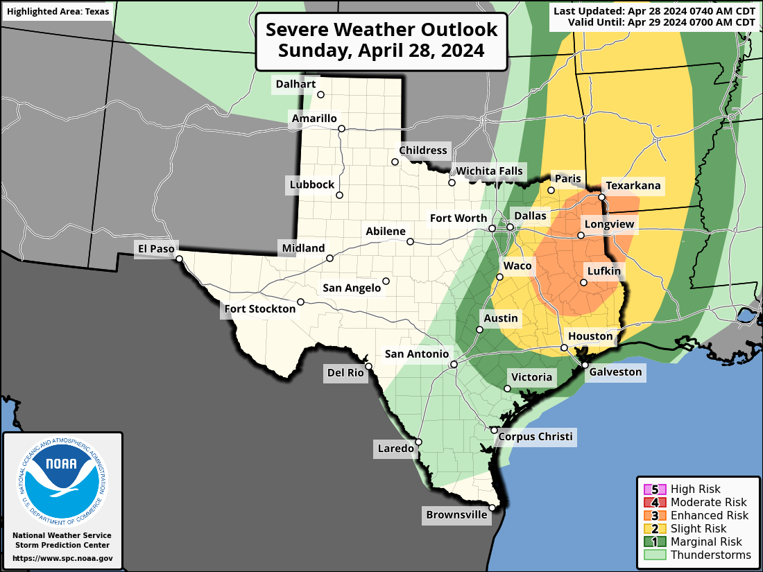 Storms are possible later today, and especially tonight, but there is a ...