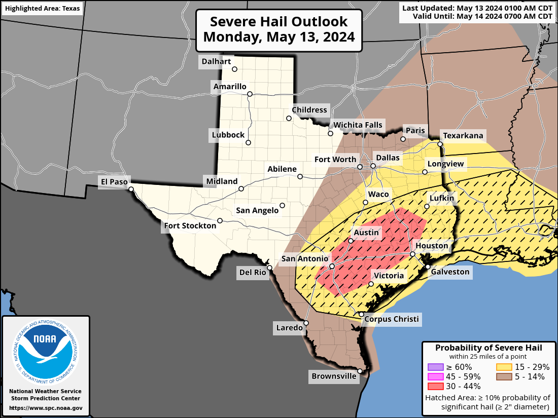 Severe weather likely today as a weak front moves into Houston ...