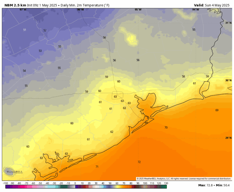 After a very warm April, storms will be possible on Friday ahead of one ...