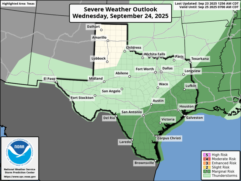 Chance of storms and heavy rainfall on Wednesday ahead of a modest cool ...
